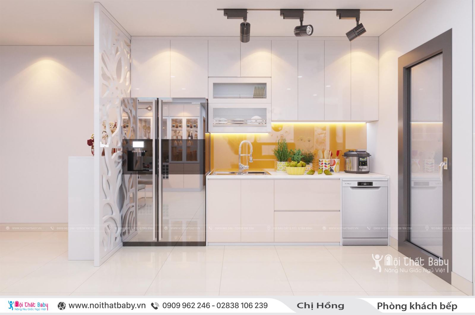 Thiết kế nội thất chung cư hiện đại căn 104m2 Emerald Celadon City